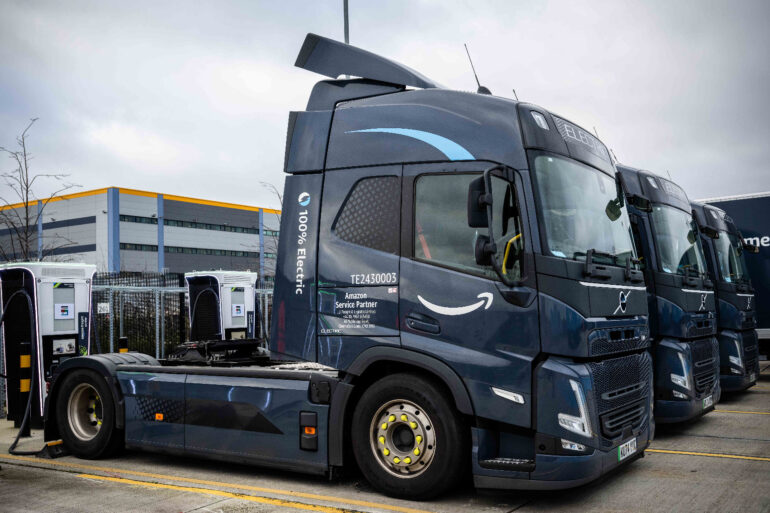 Amazon announces biggest ever order of electric HGVs