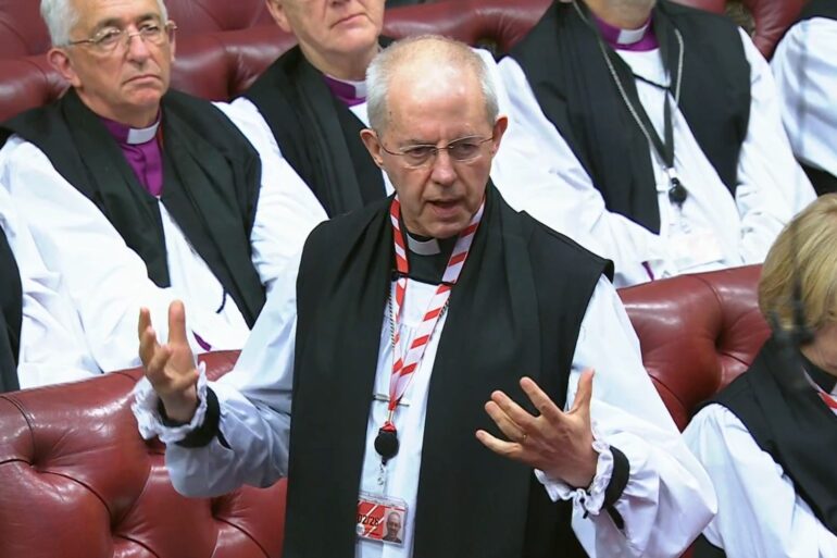 Archbishop of Canterbury sorry for abuse victims hurt after tone deaf speech