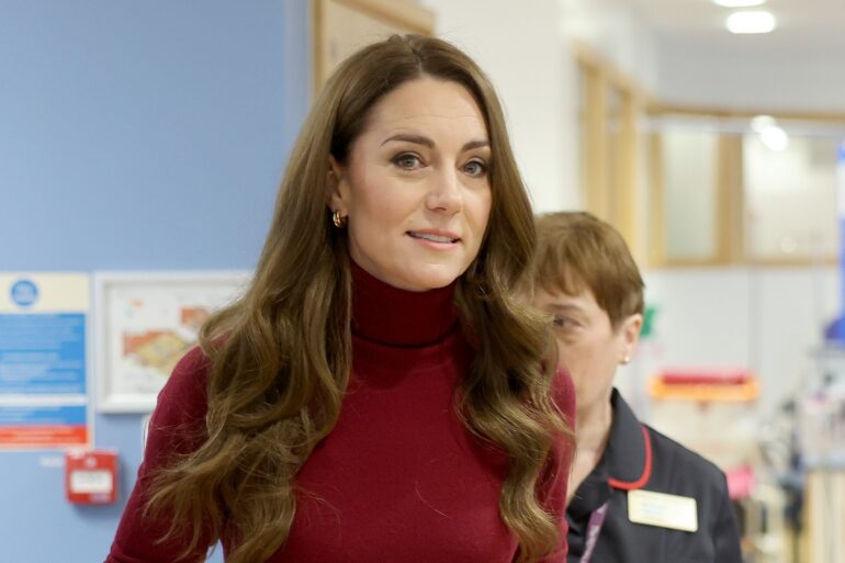 Kate reveals she is in remission from cancer after visit to treatment hospital