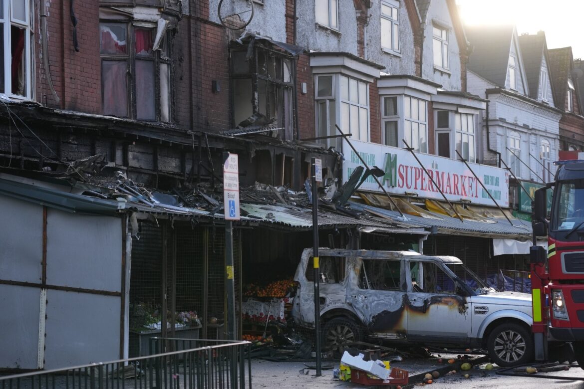 Large blaze at Birmingham shop tackled by dozens of firefighters