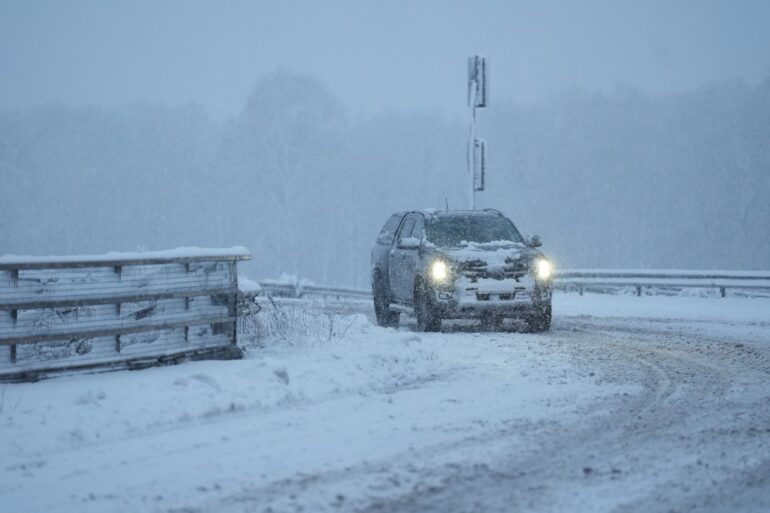 Snow brings disruption amid amber weather warnings