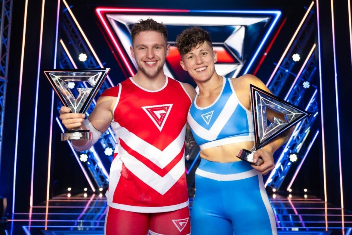 Gym owner and gymnastics coach crowned winners of Gladiators