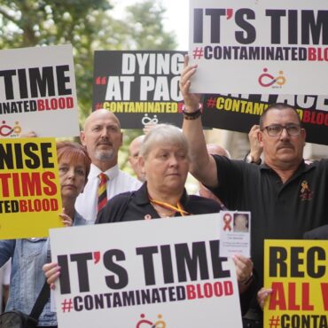 Victims of the infected blood scandal fear theyll die before they get compensation