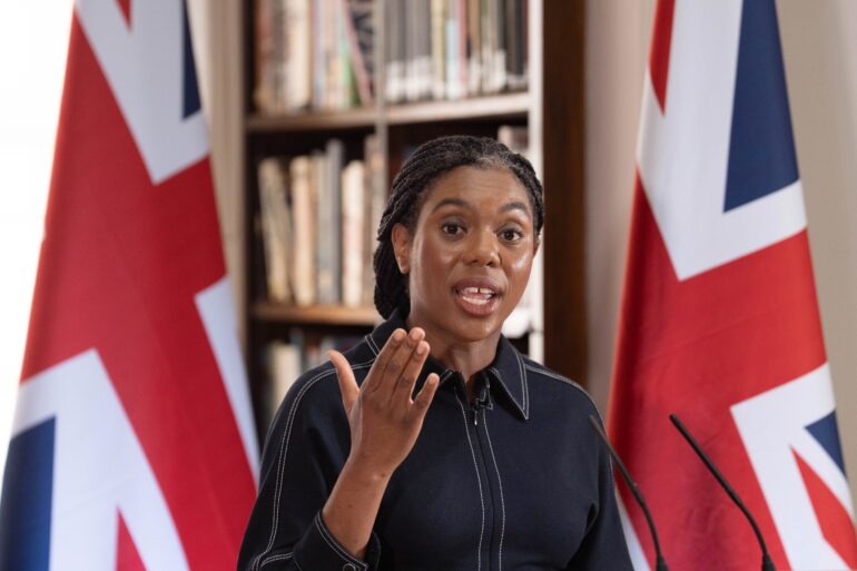 Badenoch says organisations should be able to decide if staff can wear burkas