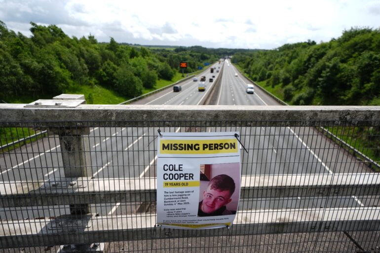 Body found in search for missing teenager Cole Cooper