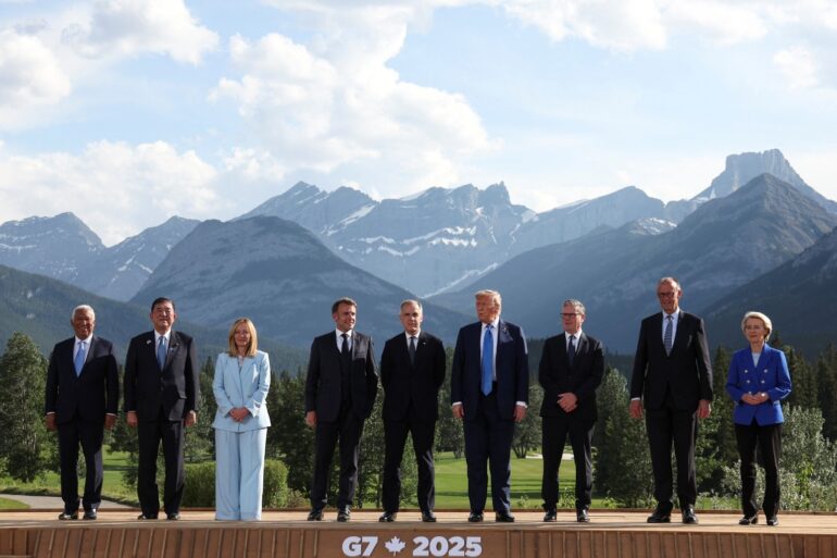 G7 leaders call for de escalation in Middle East as Trump leaves summit