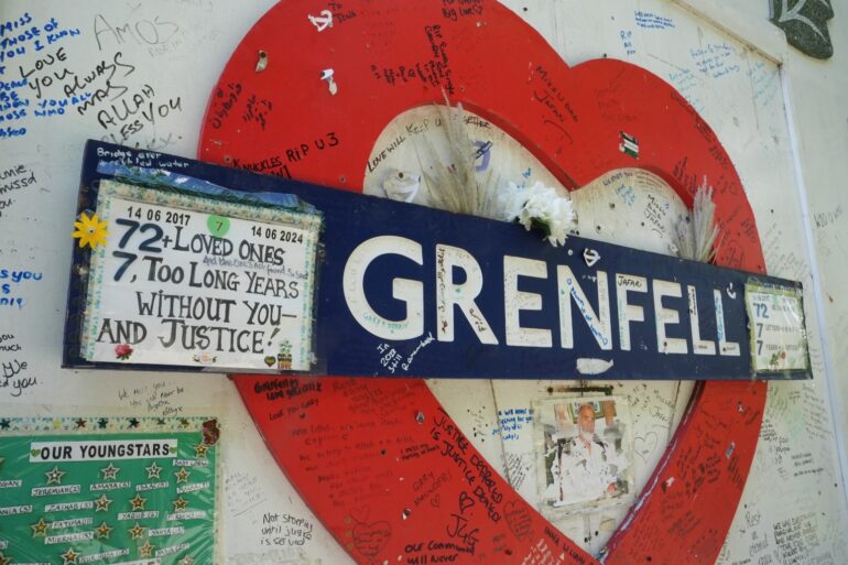 Grenfell community gathers for final anniversary before tower demolition begins