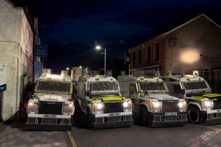 Three teenagers charged following violence in Ballymena